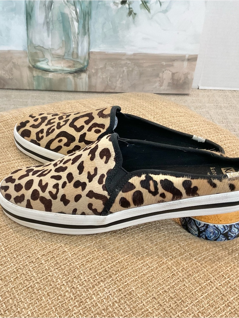 Keds x Kate Spade Double-decker Slip On Sneakers Leopard Size 9, EUC - Picture 4 of 6